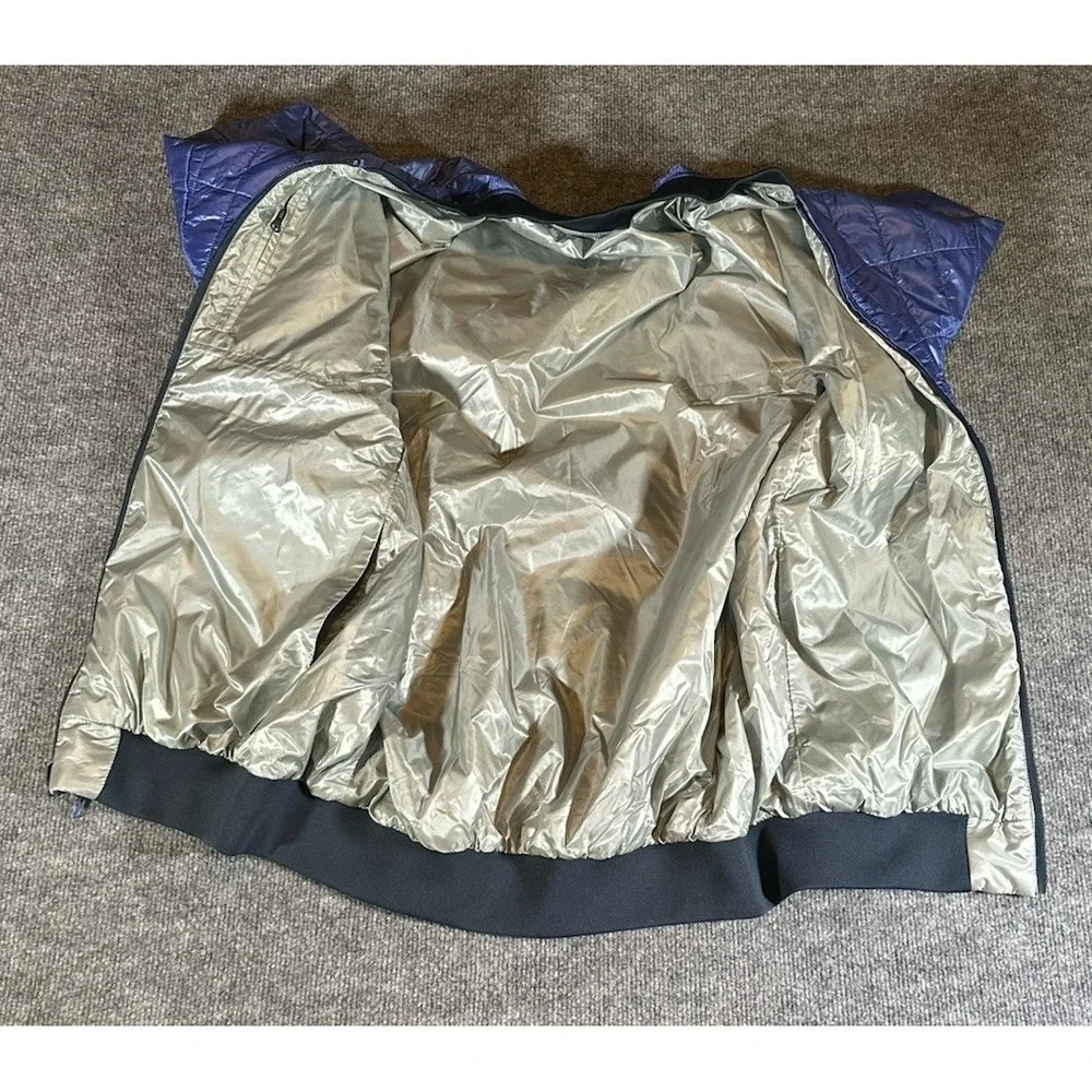 Cotopaxi Kusa Jacket Men XL Blue Quilted Llama Fiber Insulated Packable Puffer